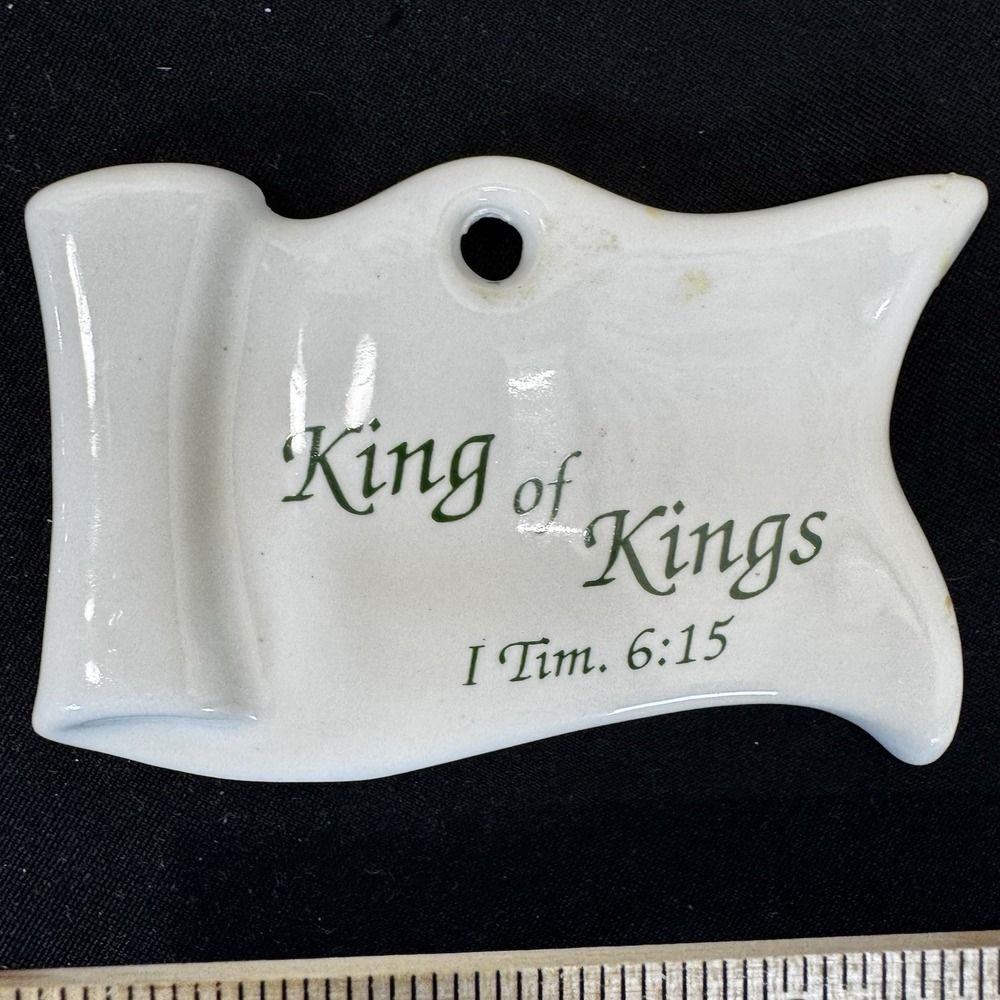 White Scroll Ornament "King Of Kings" 1 Timothy‎ 6:15